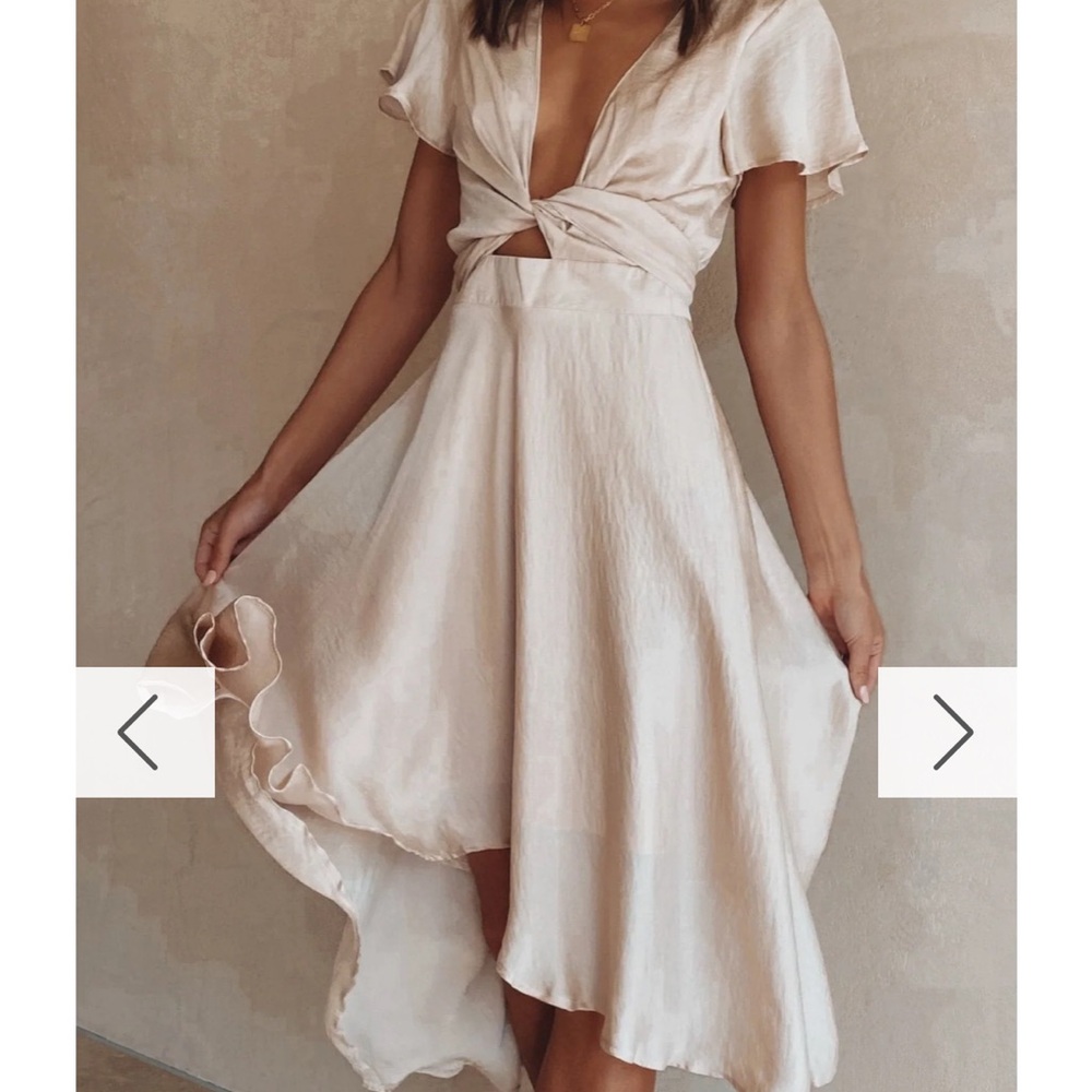 Sunny Daze Dress in Champagne